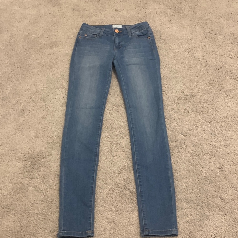 Like new blue jeans